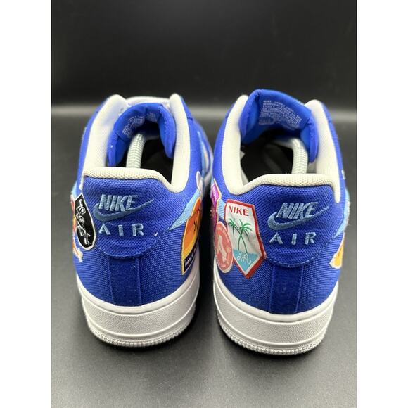 Nike Air Force 1 Patched Up Los Angeles Blue Sneakers Size 11.5 DX2304-400 main image 12